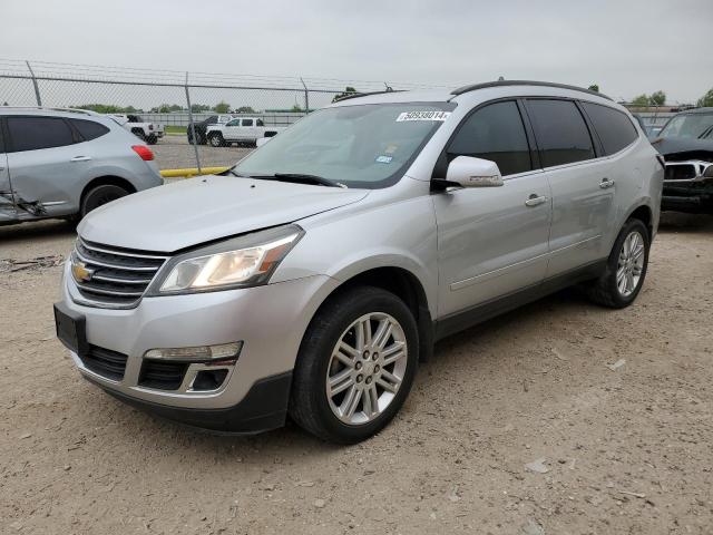 1GNKVGKDXEJ346536 - 2014 CHEVROLET TRAVERSE LT SILVER photo 1