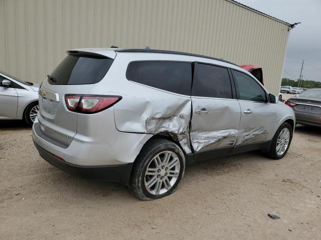 1GNKVGKDXEJ346536 - 2014 CHEVROLET TRAVERSE LT SILVER photo 3