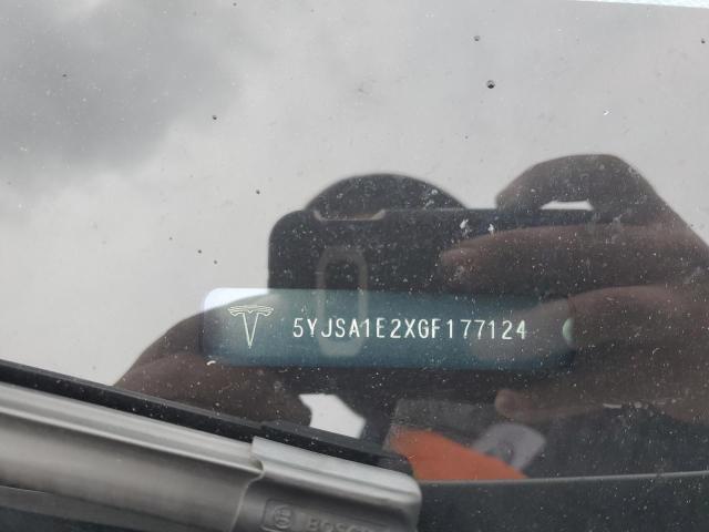 5YJSA1E2XGF177124 - 2016 TESLA MODEL S Gümüş foto 12