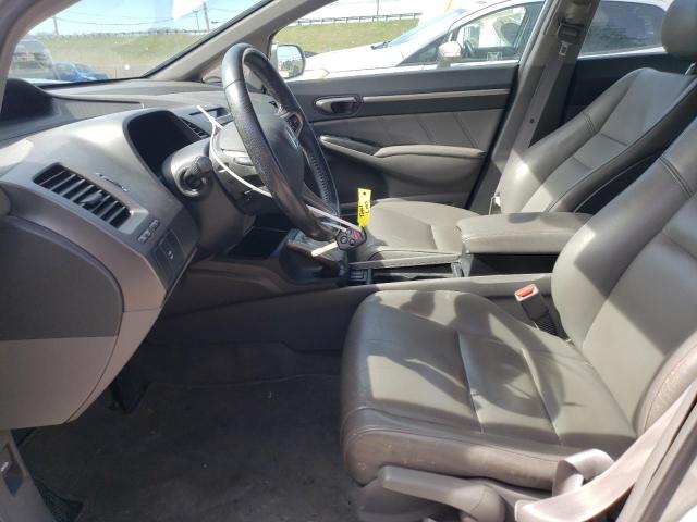 1HGFA16919L017812 - 2009 HONDA CIVIC EXL SILVER photo 7