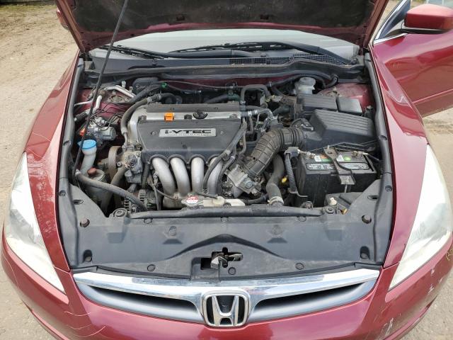 1HGCM56806A181939 - 2006 HONDA ACCORD EX BURGUNDY photo 11