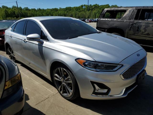 3FA6P0D95KR117497 - 2019 FORD FUSION TITANIUM SILVER photo 4