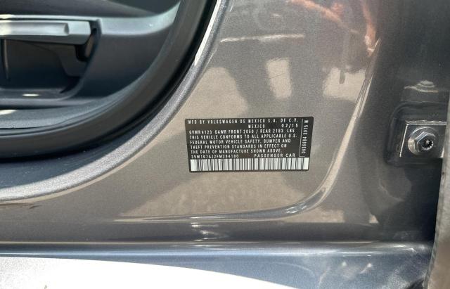 3VW1K7AJ2FM294180 - 2015 VOLKSWAGEN JETTA BASE 灰色 照片 10