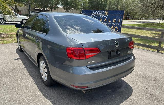 3VW1K7AJ2FM294180 - 2015 VOLKSWAGEN JETTA BASE 灰色 照片 3