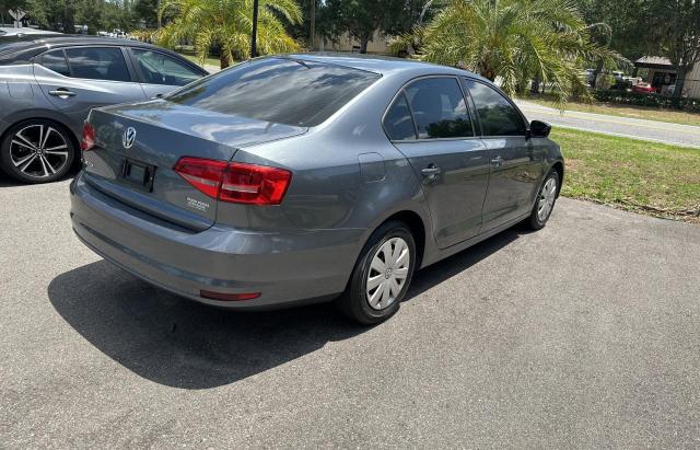 3VW1K7AJ2FM294180 - 2015 VOLKSWAGEN JETTA BASE 灰色 照片 4