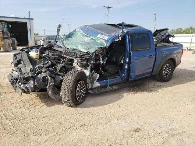 1FTFW1RG8LFB33783 - 2020 FORD F150 RAPTOR BLUE photo 1