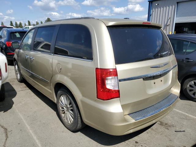 2C4RC1CGXCR146042 - 2012 CHRYSLER TOWN & COU TOURING L GOLD photo 2