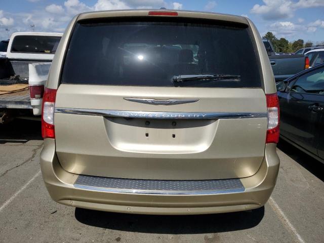 2C4RC1CGXCR146042 - 2012 CHRYSLER TOWN & COU TOURING L GOLD photo 6