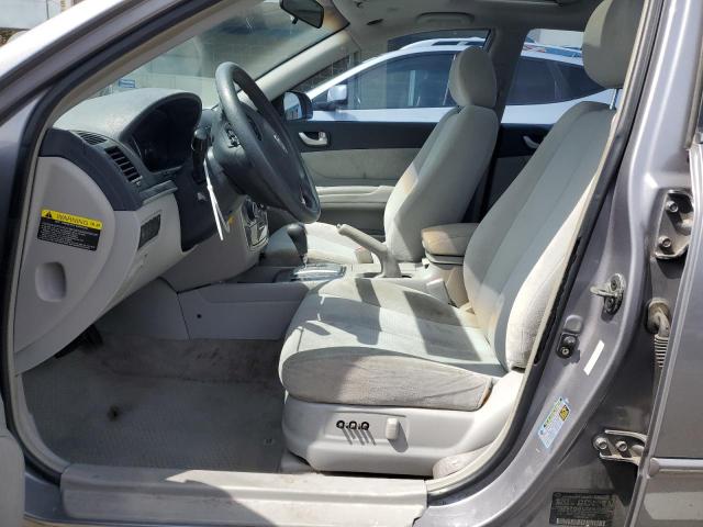 5NPET46C78H312708 - 2008 HYUNDAI SONATA GLS GRAY photo 7