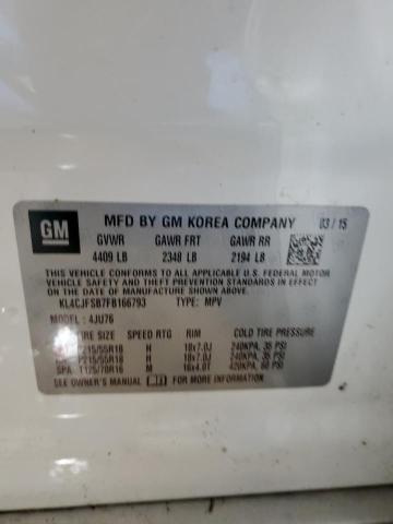 KL4CJFSB7FB166793 - 2015 BUICK ENCORE CONVENIENCE Ağ foto 13