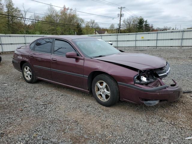 2G1WH52K639198617 - 2003 CHEVROLET IMPALA LS MAROON photo 4