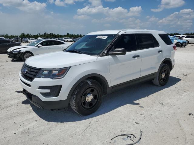 1FM5K8AR6HGB82880 - 2017 FORD EXPLORER POLICE INTERCEPTOR 白色 照片 1