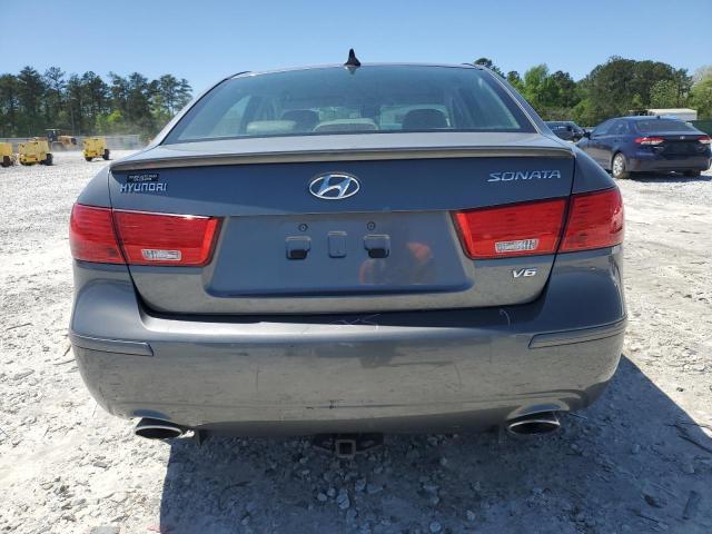 5NPEU46FX9H529498 - 2009 HYUNDAI SONATA SE GRAY photo 6