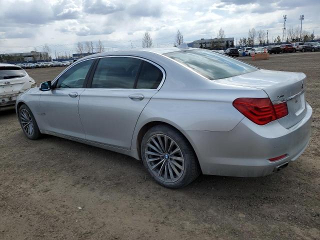 WBAKC8C56AC430585 - 2010 BMW 750 LI XDRIVE SILVER photo 2