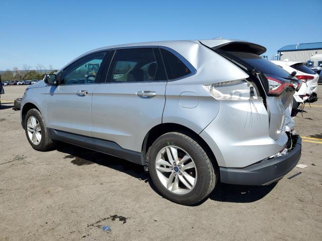 2FMPK4J98HBB30496 - 2017 FORD EDGE SEL SILVER photo 2