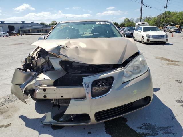 1G2ZG58B174195085 - 2007 PONTIAC G6 BASE BEIGE photo 5