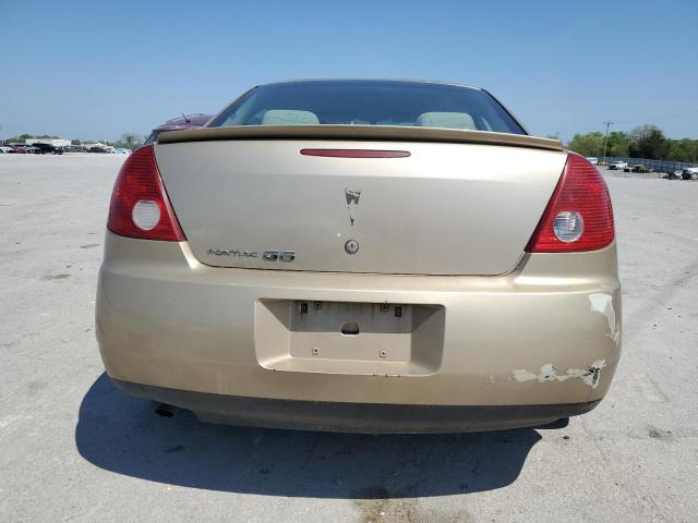 1G2ZG58B174195085 - 2007 PONTIAC G6 BASE BEIGE photo 6