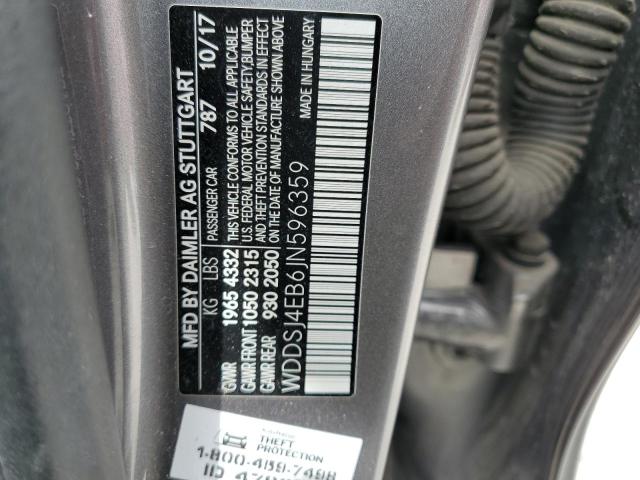 WDDSJ4EB6JN596359 - 2018 MERCEDES-BENZ CLA 250 GRAY photo 12