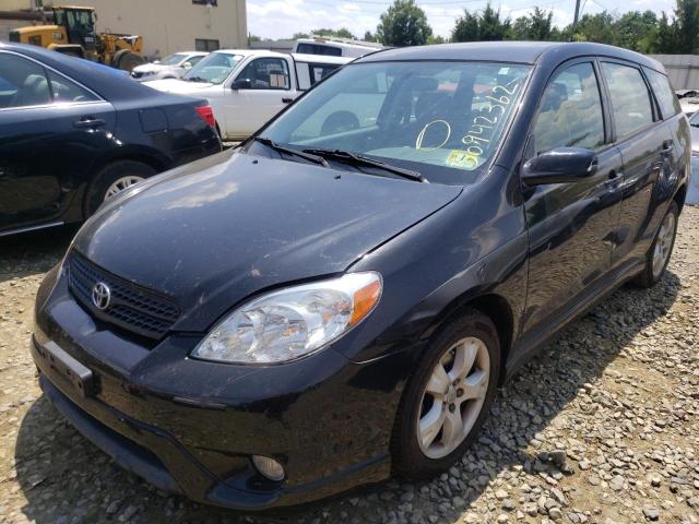 2T1KR32E78C710426 - 2008 TOYOTA COROLLA MA XR BLACK photo 2