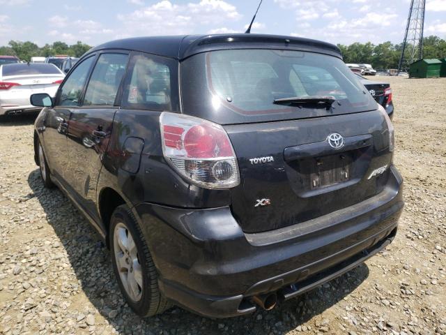 2T1KR32E78C710426 - 2008 TOYOTA COROLLA MA XR BLACK photo 3