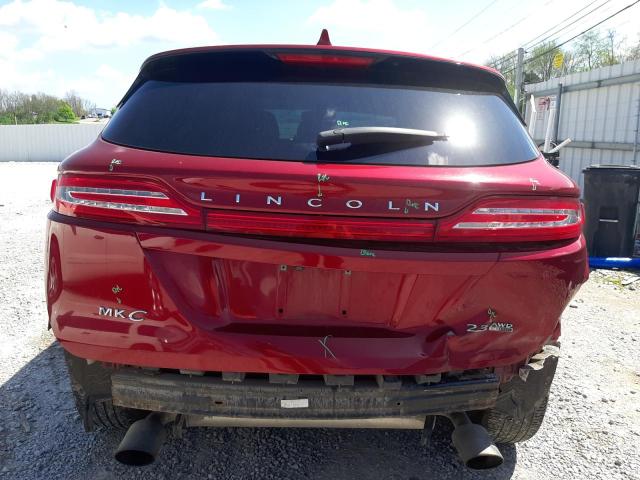 5LMTJ2DH3GUJ27097 - 2016 LINCOLN MKC SELECT Կարմիր լուսանկար 6