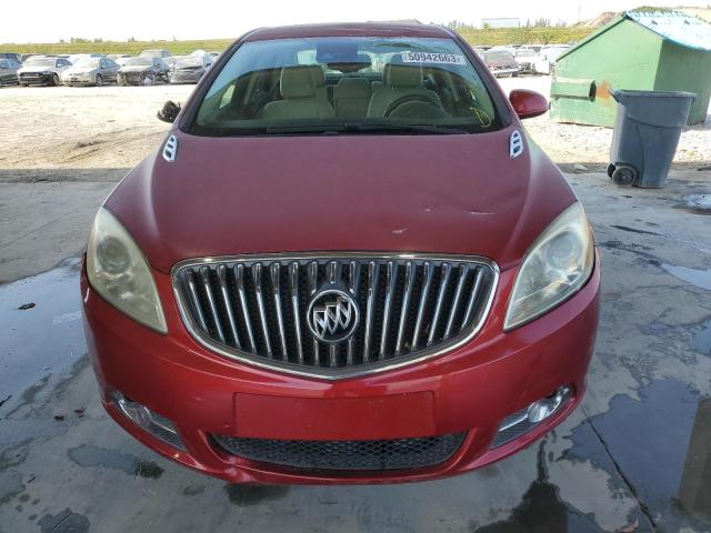 1G4PR5SK1E4239858 - 2014 BUICK VERANO CONVENIENCE RED photo 5