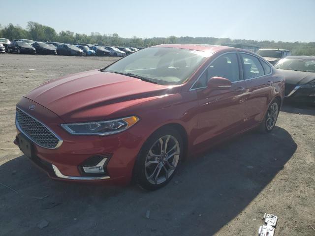 3FA6P0RU9LR182139 - 2020 FORD FUSION TITANIUM RED photo 1