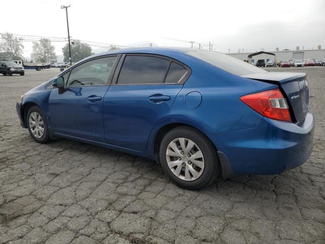 19XFB2F59CE361158 - 2012 HONDA CIVIC LX BLUE photo 2