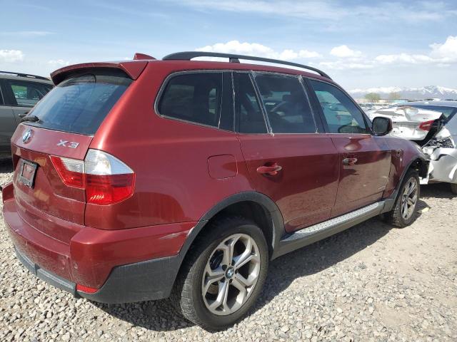 WBXPC9C45AWJ31404 - 2010 BMW X3 XDRIVE30I RED photo 3