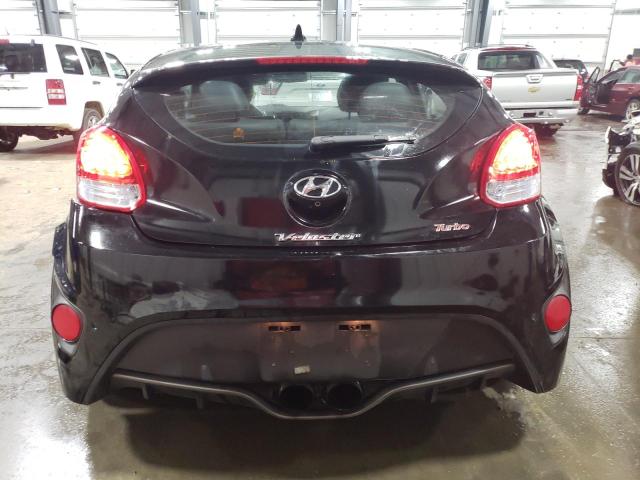 KMHTC6AE9GU273518 - 2016 HYUNDAI VELOSTER TURBO BLACK photo 6