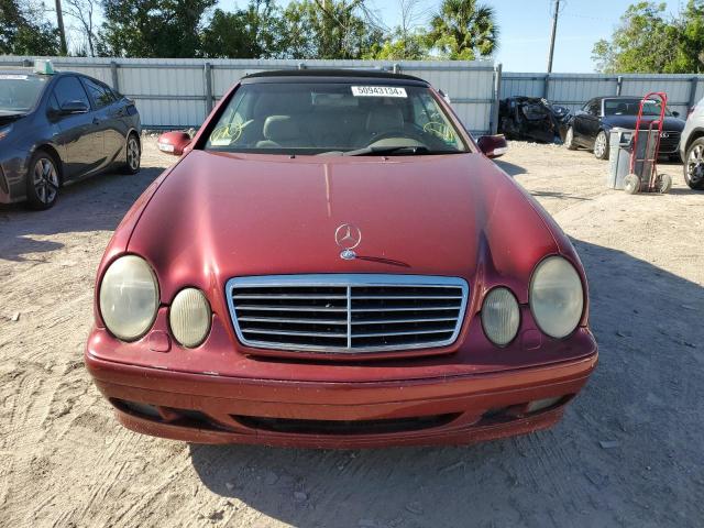 WDBLK65G51T074321 - 2001 MERCEDES-BENZ CLK 320 BURGUNDY photo 5