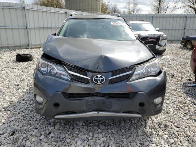 JTMWFREV3FD078582 - 2015 TOYOTA RAV4 XLE GRAY photo 5