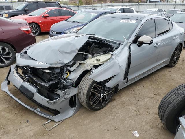 KNAE55LC1N6120269 - 2022 KIA STINGER GT2 GRAY photo 1