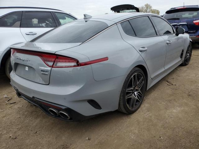 KNAE55LC1N6120269 - 2022 KIA STINGER GT2 GRAY photo 3