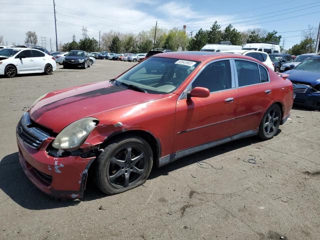 JNKCV51F44M713060 - 2004 INFINITI G35 MAROON photo 1