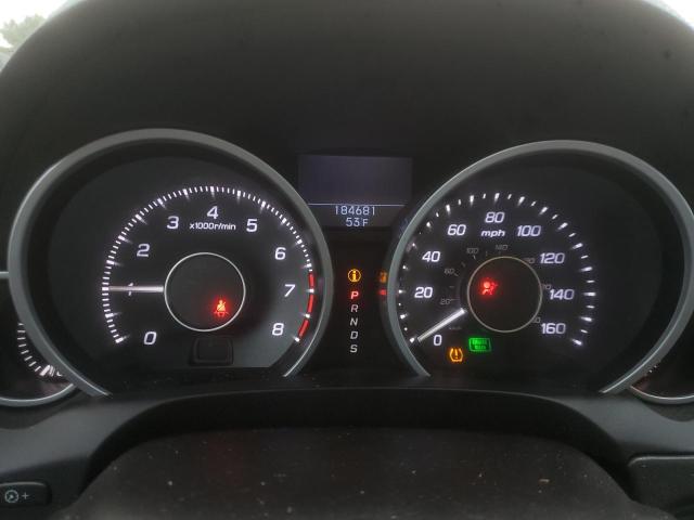 2HNYB1H40CH500230 - 2012 ACURA ZDX TECHNOLOGY BLACK photo 9