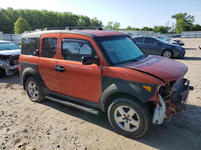 5J6YH28625L006219 - 2005 HONDA ELEMENT EX ORANGE photo 4