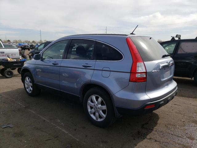 JHLRE38777C070828 - 2007 HONDA CR-V EXL BLUE photo 2