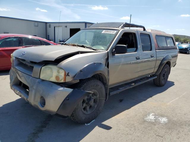 1N6ED29X14C402181 - 2004 NISSAN FRONTIER CREW CAB XE V6 GRAY photo 1