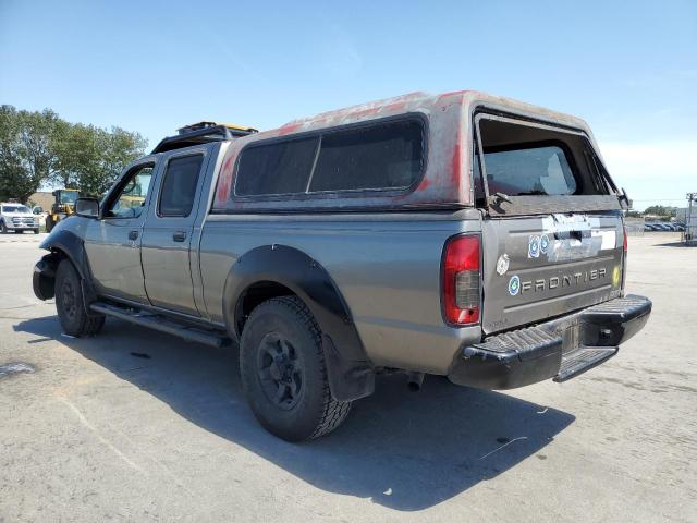 1N6ED29X14C402181 - 2004 NISSAN FRONTIER CREW CAB XE V6 GRAY photo 2