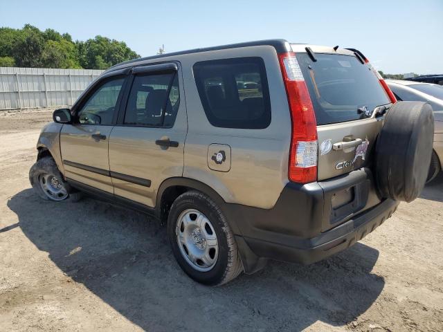 SHSRD68536U404105 - 2006 HONDA CR-V LX TAN photo 2