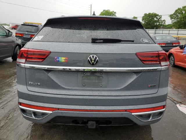 1V2SE2CA2NC216625 - 2022 VOLKSWAGEN ATLAS CROS SEL R-LINE GRAY photo 6