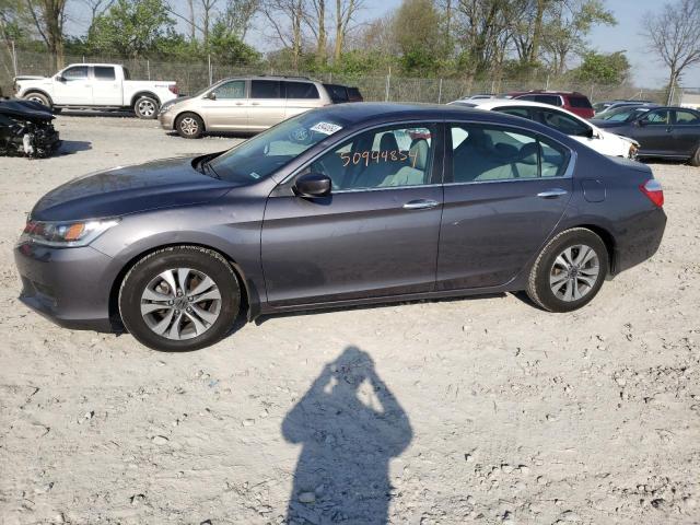 1HGCR2F34FA262446 - 2015 HONDA ACCORD LX GRAY photo 1