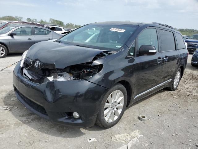 5TDYK3DC8FS597049 - 2015 TOYOTA SIENNA XLE CHARCOAL photo 1