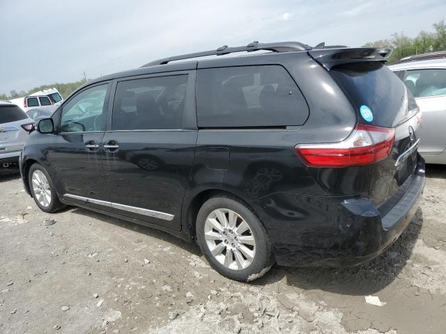 5TDYK3DC8FS597049 - 2015 TOYOTA SIENNA XLE CHARCOAL photo 2