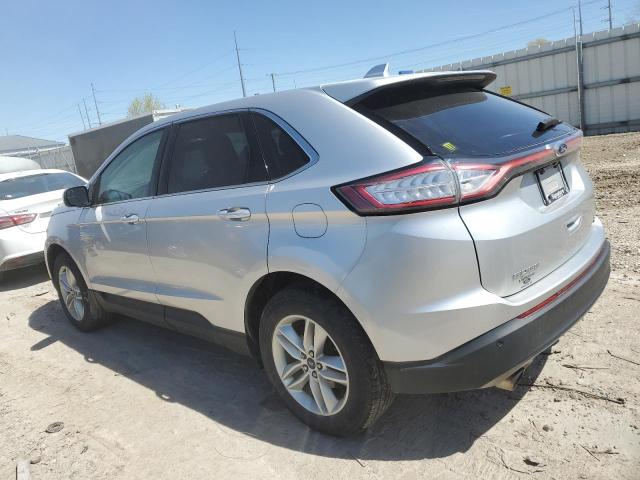 2FMPK4J91JBB30555 - 2018 FORD EDGE SEL SILVER photo 2