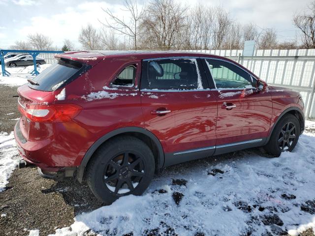 2LMPJ8LR1HBL35864 - 2017 LINCOLN MKX RESERVE Kırmızı fotoğraf 3