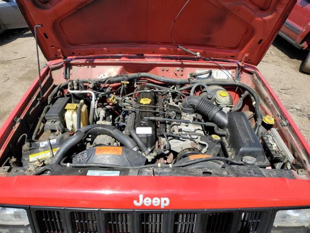 1J4FJ27S9VL594212 - 1997 JEEP CHEROKEE SE RED photo 11