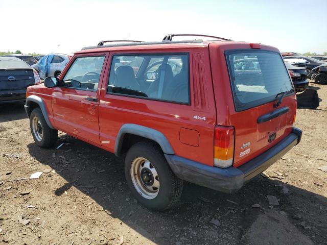 1J4FJ27S9VL594212 - 1997 JEEP CHEROKEE SE RED photo 2