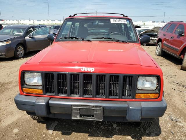 1J4FJ27S9VL594212 - 1997 JEEP CHEROKEE SE RED photo 5